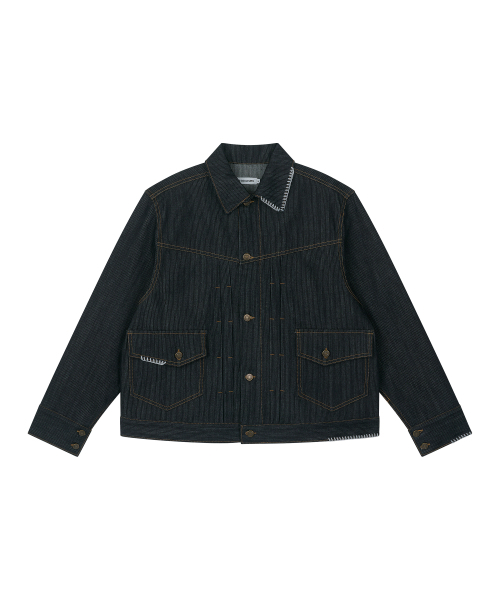 NOSCOULEURS(ノクルールズ)の「UL DENIM JACKET 01 INDIGO(デニムジャケット・メンズ・その他・2/1)」の1枚目の写真