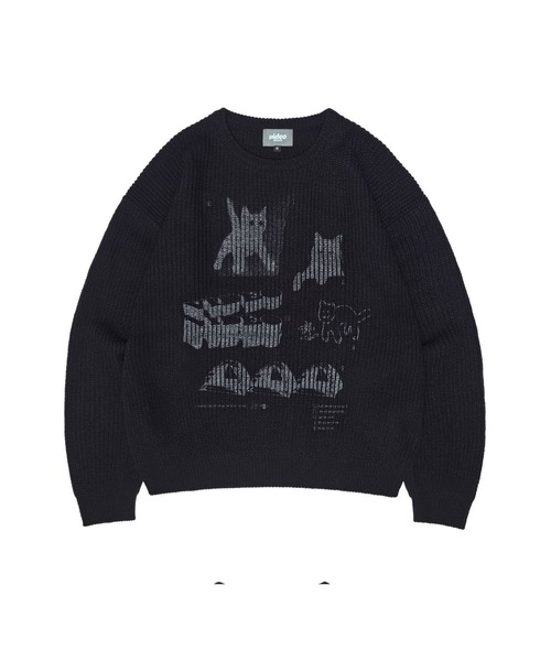 Video Jockey(ビデオジョッキー)の「【UNISEX】VIDEO JOCKEY/hip sterニットプルオーバー(ニット/セーター・レディース・アイボリー/オリーブ/ブラック・LARGE/MEDIUM)」の16枚目の写真