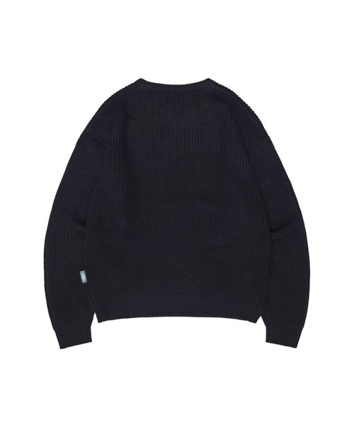 Video Jockey(ビデオジョッキー)の「【UNISEX】VIDEO JOCKEY/hip sterニットプルオーバー(ニット/セーター・レディース・アイボリー/オリーブ/ブラック・LARGE/MEDIUM)」の17枚目の写真