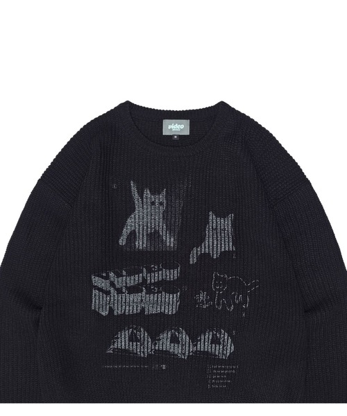 Video Jockey(ビデオジョッキー)の「【UNISEX】VIDEO JOCKEY/hip sterニットプルオーバー(ニット/セーター・レディース・アイボリー/オリーブ/ブラック・LARGE/MEDIUM)」の18枚目の写真