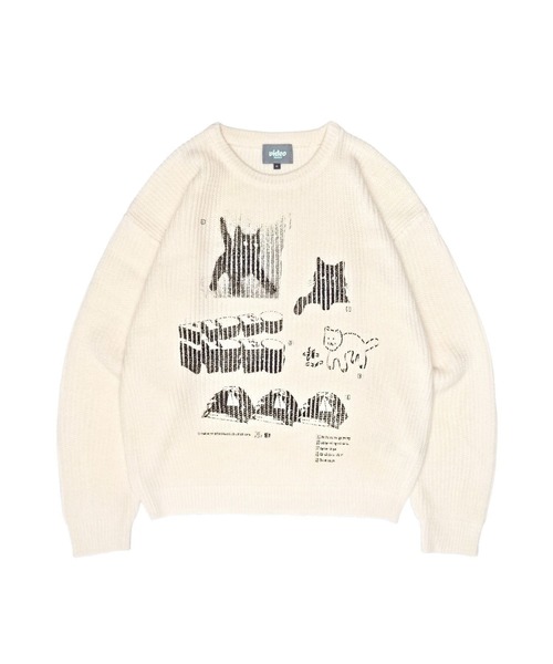 Video Jockey(ビデオジョッキー)の「【UNISEX】VIDEO JOCKEY/hip sterニットプルオーバー(ニット/セーター・レディース・アイボリー/オリーブ/ブラック・LARGE/MEDIUM)」の19枚目の写真