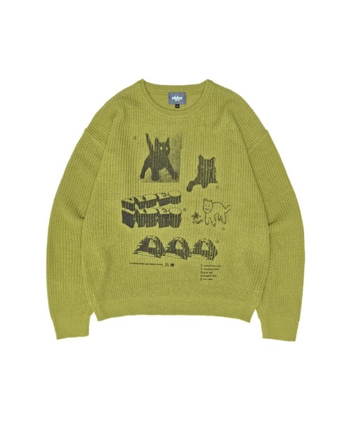 Video Jockey(ビデオジョッキー)の「【UNISEX】VIDEO JOCKEY/hip sterニットプルオーバー(ニット/セーター・レディース・アイボリー/オリーブ/ブラック・LARGE/MEDIUM)」の22枚目の写真