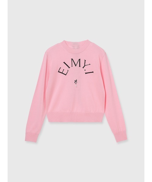 EIMY ISTOIRE(エイミーイストワール)の「EIMYニットプルオーバー(ニット/セーター・レディース・ホワイト/ピンク/レッド/グレー/ブラック・F)」の4枚目の写真