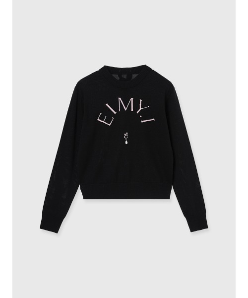 EIMY ISTOIRE(エイミーイストワール)の「EIMYニットプルオーバー(ニット/セーター・レディース・ホワイト/ピンク/レッド/グレー/ブラック・F)」の20枚目の写真