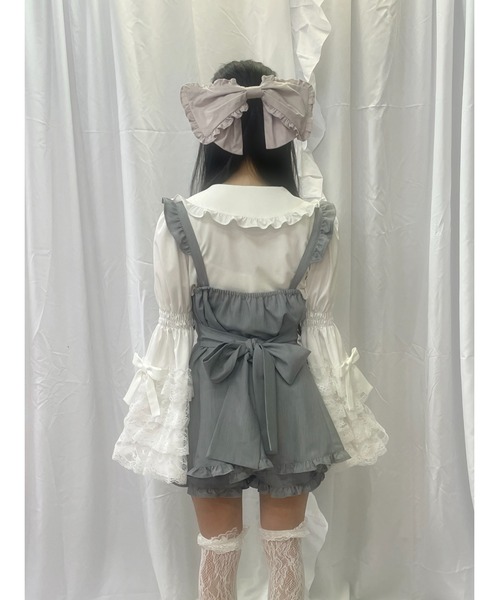 Ank Rouge（アンクルージュ）の「ハートエプロンSETUP（ワンピース・レディース・ブラック/グレー・M）」の10枚目の写真