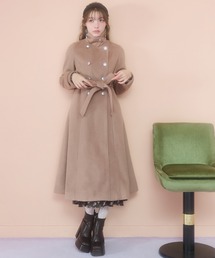 REDYAZEL | 2WAYカラーダブルロングコート(ステンカラーコート)