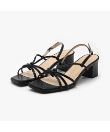 SAPPUN（サプン）の「Serendi Square Strap Sandal Heels (5cm)（サンダル）」