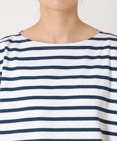 Le Minor（ルミノア）の「PETIT COPAINオーバーサイズトップス【Le minor/ルミノア】（Tシャツ/カットソー・レディース・ピンク/ネイビー/キャメル・38）」の20枚目の写真