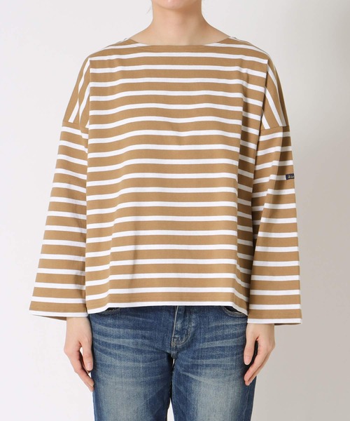 Le Minor（ルミノア）の「PETIT COPAINオーバーサイズトップス【Le minor/ルミノア】（Tシャツ/カットソー・レディース・ピンク/ネイビー/キャメル・38）」の15枚目の写真