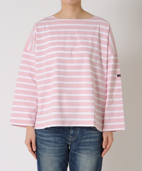 Le Minor（ルミノア）の「PETIT COPAINオーバーサイズトップス【Le minor/ルミノア】（Tシャツ/カットソー・レディース・ピンク/ネイビー/キャメル・38）」の13枚目の写真