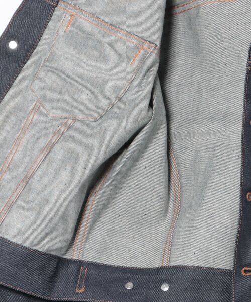 A.P.C.（アーペーセー）の「VESTE DION（ブルゾン・レディース・インディゴブルー・34/36/38）」の3枚目の写真