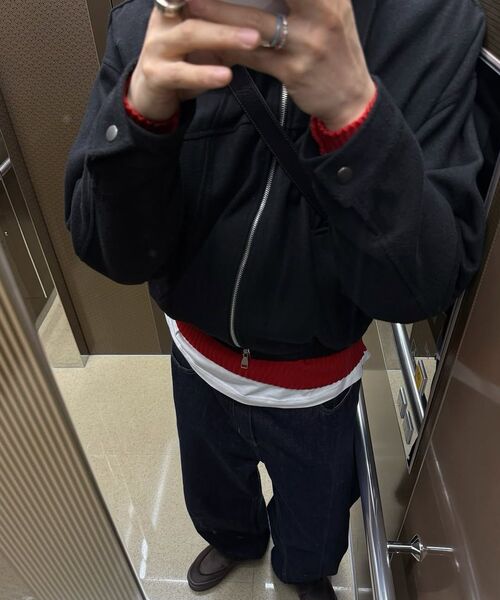 MASSNOUN（マスノウン）の「ウェスタンウールブルゾン MFFJK001-BK（デニムジャケット・レディース・その他・MEDIUM/LARGE）」の10枚目の写真