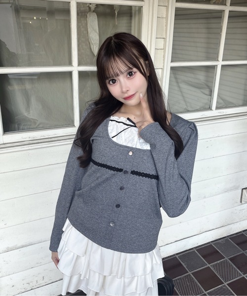 one way（ワンウェイ）の「レイヤード風カットソー（Tシャツ/カットソー・レディース・ベージュ系その他/ブラック系その他/グレー/ブラック・FREE）」の20枚目の写真