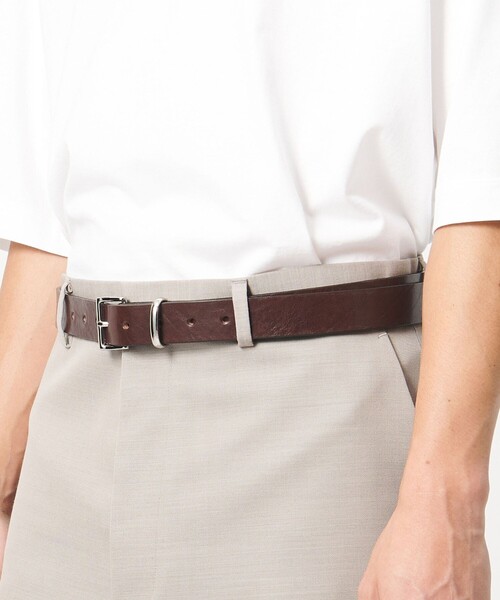 ＜LOEFF＞スクエアバックル ベルト LOEFF＞スクエアバックル ベルト MENS（ベルト）｜LOEFF（ロエフ）の