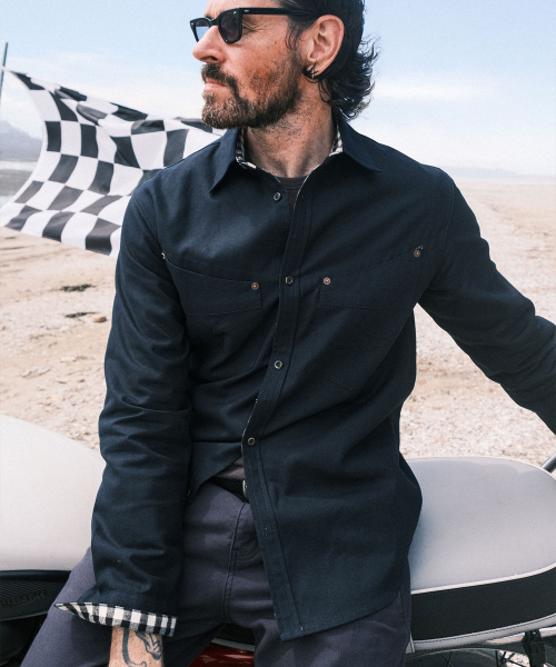 VDR（ブイディアール）の「SPITFIRE SHIRTS [Sailor Blue]（シャツ/ブラウス・メンズ・その他・MEDIUM/LARGE）」の6枚目の写真