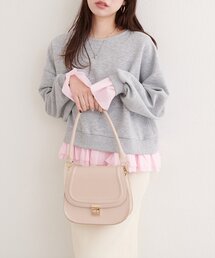 フリルレイヤードプルオーバー