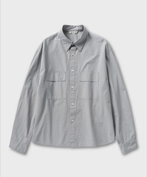 テンセルポケットシャツ_LIGHT GREY