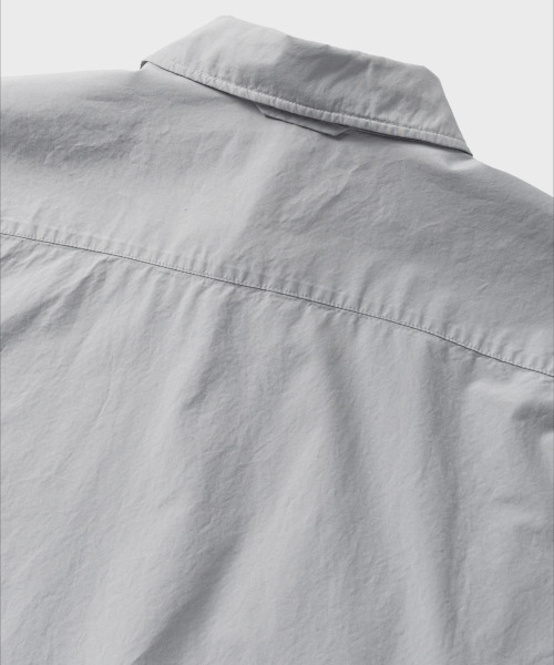 NONBLANK（ノンブランク）の「テンセルポケットシャツ_LIGHT GREY（シャツ/ブラウス・メンズ・ライトグレー・LARGE/X-LARGE/MEDIUM）」の6枚目の写真