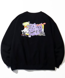 【VISION STREET WEAR/ヴィジョンストリートウェア】Graffiti Ghost Sticker  Print Sweat/グラフィティ ゴースト ステッカー プリント スウェット