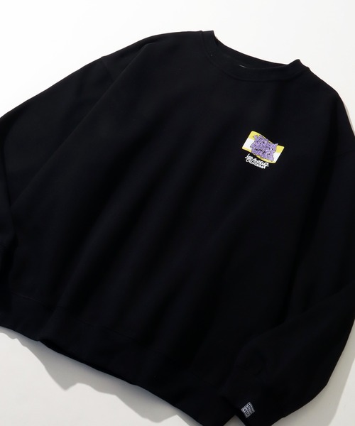 VISION STREET WEAR（ヴィジョンストリートウェア）の「【VISION STREET WEAR/ヴィジョンストリートウェア】Graffiti Ghost Sticker  Print Sweat/グラフィティ ゴースト ステッカー プリント スウェット（スウェット・メンズ・ライトグレー/ブラック/バイオレット・LL/M/L）」の13枚目の写真