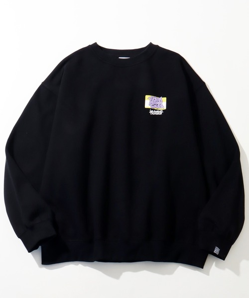 VISION STREET WEAR（ヴィジョンストリートウェア）の「【VISION STREET WEAR/ヴィジョンストリートウェア】Graffiti Ghost Sticker  Print Sweat/グラフィティ ゴースト ステッカー プリント スウェット（スウェット・メンズ・ライトグレー/ブラック/バイオレット・LL/M/L）」の14枚目の写真