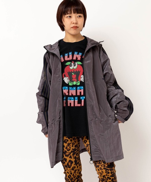 RNA(アールエヌエー)の「J2177 トラックハーフジャケットコート(ナイロンジャケット・レディース・グレー/グリーン/パープル・MEDIUM)」の5枚目の写真