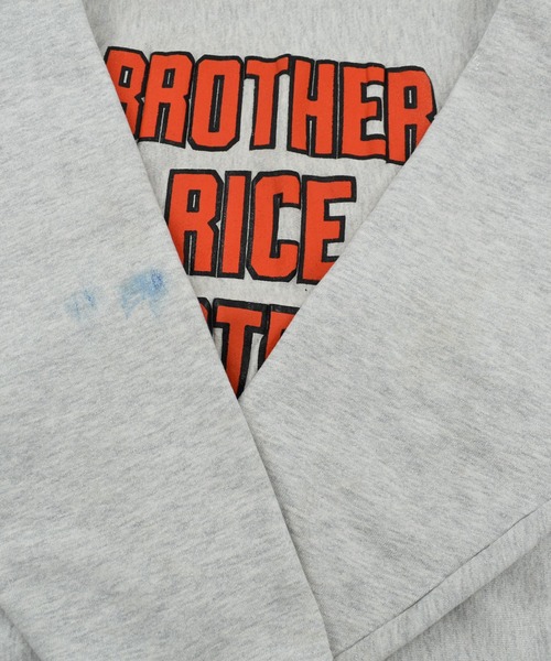 LABORATORY R(ラボラトリーアール)の「【USED】90’s RUGGED SWEATS “BROTHER RICE FOOTBAL” リバースタイプ スウェット USA製(スウェット・メンズ・グレー・X-LARGE)」の8枚目の写真