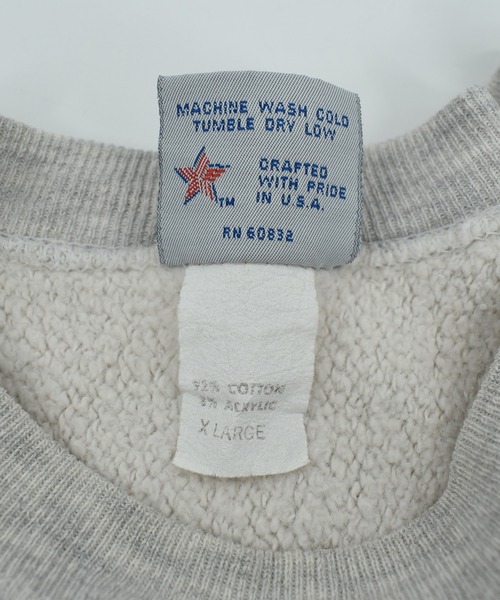 LABORATORY R(ラボラトリーアール)の「【USED】90’s RUGGED SWEATS “BROTHER RICE FOOTBAL” リバースタイプ スウェット USA製(スウェット・メンズ・グレー・X-LARGE)」の11枚目の写真