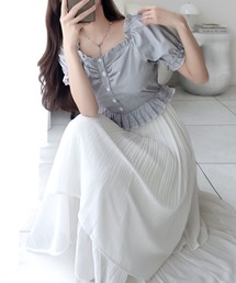 mily bilet(�~�E�B�r���b�g)�́ymily bilet�z1��2���􃌃C���[�h���̒����Ȃ��������B2Way�p�t�X���[�u�u���E�X×�v���[�c�X�J�[�g�h�b�L���O�����s�[�X (�����O��)(�����s�[�X)