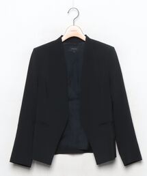 美品　Theory　現行タグ　ノーカラージャケット　2サイズ　SAXONY ブランド古着】theory ｜セオリーのノーカラージャケット古着通販