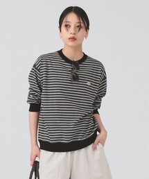 Ray BEAMS | DANTON / ストライプ ロングスリーブ Tシャツ(Tシャツ/カットソー)