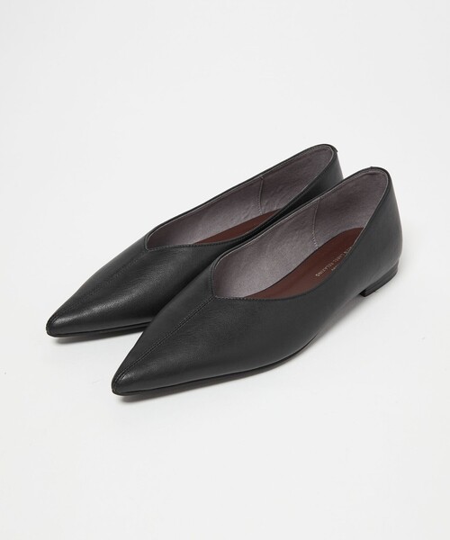 green label relaxing（グリーンレーベルリラクシング）の「ポインテッド フラットシューズ（その他シューズ・レディース・ブラック/ダークブラウン/ホワイト・25cm/24.5cm/24cm/23.5cm/23cm/22.5cm）」の4枚目の写真