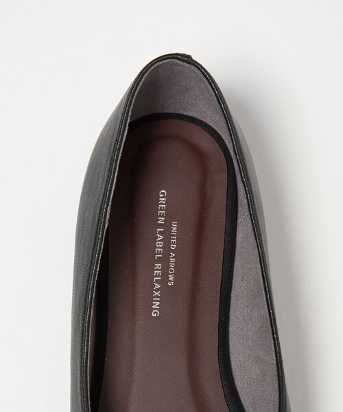 green label relaxing（グリーンレーベルリラクシング）の「ポインテッド フラットシューズ（その他シューズ・レディース・ブラック/ダークブラウン/ホワイト・25cm/24.5cm/24cm/23.5cm/23cm/22.5cm）」の9枚目の写真