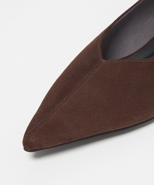 green label relaxing（グリーンレーベルリラクシング）の「ポインテッド フラットシューズ（その他シューズ・レディース・ブラック/ダークブラウン/ホワイト・25cm/24.5cm/24cm/23.5cm/23cm/22.5cm）」の16枚目の写真