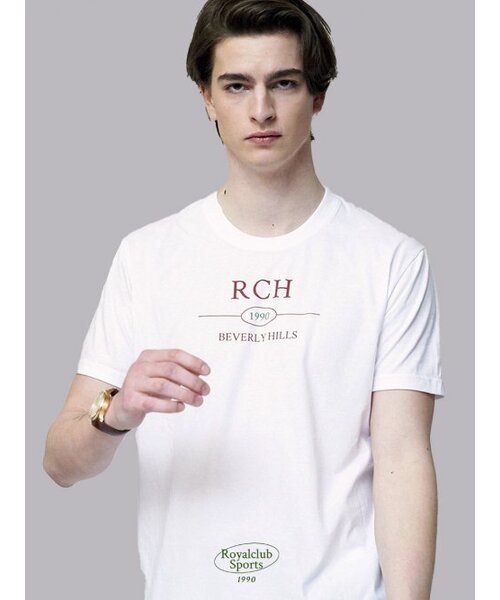 ROYAL CLUB HOLIDAY(ロイヤルクラブホリデー)の「RCH ベバリーヒルズ 半袖Tシャツ ホワイト(Tシャツ/カットソー・レディース・その他・FREE)」の2枚目の写真