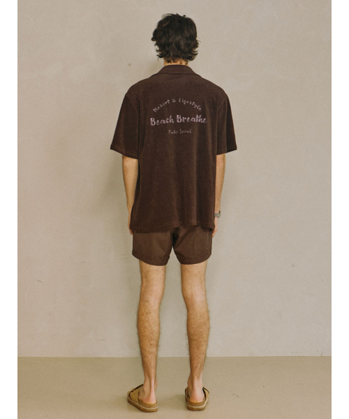 PADO SEOUL(パドソウル)の「テリーオープンカラーシャツブラウン(シャツ/ブラウス・メンズ・その他・LARGE/X-LARGE)」の3枚目の写真