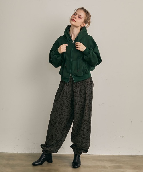 Clum(クルム)の「レオパードパターンバルーンスウェットパンツ(スウェットパンツ・レディース・ブラウン系/グレー系・FREE)」の21枚目の写真