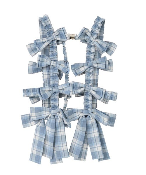 Candy Stripper（キャンディストリッパー）の「HOLD ME RIBBON ハーネス（その他トップス・レディース・ライトブルー/イエロー/ブラック・FREE）」の3枚目の写真