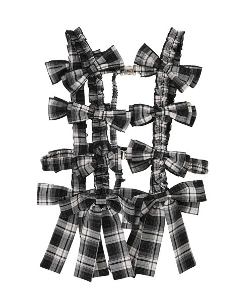 Candy Stripper（キャンディストリッパー）の「HOLD ME RIBBON ハーネス（その他トップス・レディース・ライトブルー/イエロー/ブラック・FREE）」の2枚目の写真