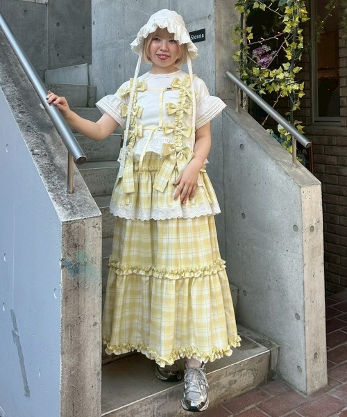 Candy Stripper（キャンディストリッパー）の「HOLD ME RIBBON ハーネス（その他トップス・レディース・ライトブルー/イエロー/ブラック・FREE）」の12枚目の写真