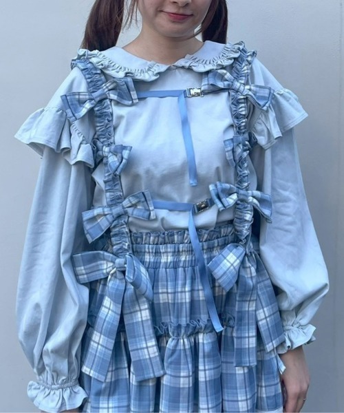 Candy Stripper（キャンディストリッパー）の「HOLD ME RIBBON ハーネス（その他トップス・レディース・ライトブルー/イエロー/ブラック・FREE）」の17枚目の写真