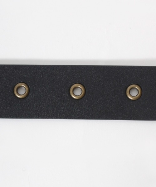 VISION STREET WEAR（ヴィジョンストリートウェア）の「VISION STREET WEAR（ヴィジョンストリートウェア）STUDDED BELT/ロゴスタッズ フェイクレザーベルト/ユニセックス（ベルト・メンズ・ブラウン/ブラック・FREE）」の13枚目の写真