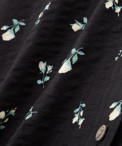 N.（N. Natural Beauty Basic）（エヌエヌナチュラルビューティーベーシック）の「フラワープリント SETUP シャツ（シャツ/ブラウス・レディース・イエロー系その他/ブラック系その他・ﾌﾘ-）」の19枚目の写真