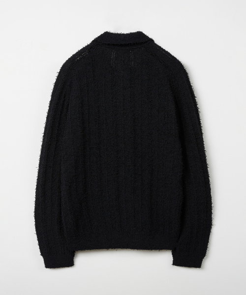 KIIMUIR(キミュア)の「テリー ブクル カラー ニット_ブラック(ニット/セーター・レディース・その他・MEDIUM/LARGE/X-LARGE)」の2枚目の写真