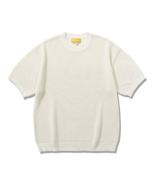 MAINBOOTH(メインブース)の「Basket Oversized Punching Sweater(WHITE)(Tシャツ/カットソー・レディース・その他・2/3)」の3枚目の写真