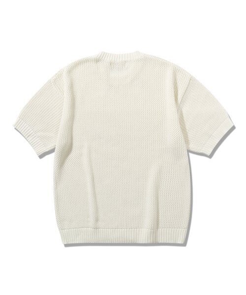 MAINBOOTH(メインブース)の「Basket Oversized Punching Sweater(WHITE)(Tシャツ/カットソー・レディース・その他・2/3)」の4枚目の写真