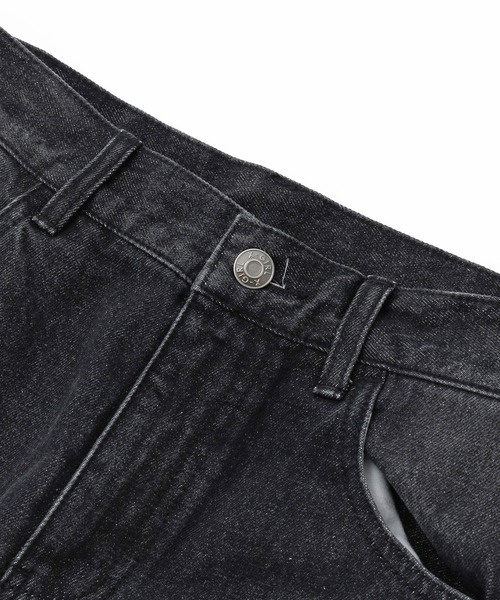 X-girl(エックスガール)の「FADED CAMO LAYERED PANTS(デニムパンツ・レディース・ブラック/ライトインディゴブルー・XS/S/M)」の22枚目の写真