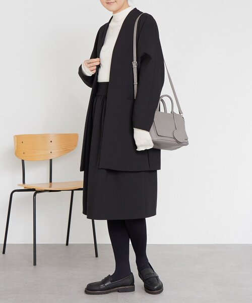 LIVETART（リヴェタート）の「《LIVETART》ギャザーミディスカート（スカート・レディース・ブラック・FREE）」の3枚目の写真