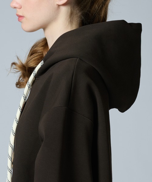 DOUBLE STANDARD CLOTHING(ダブルスタンダードクロージング)の「スケボーベア ダンボールニットパーカー(WEB限定)(パーカー・レディース・ブラウン・FREE)」の11枚目の写真
