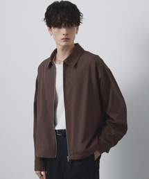 CIYOT（シヨウト）の「【CIYOT-シヨウト-】ショート丈 ジップアップ ルーズ シャツ ブルゾン   速乾・UVカット・イージーケア（ブルゾン）」